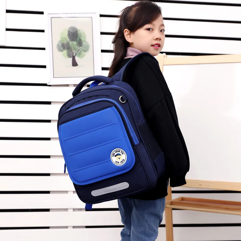 

Spine-Schoolbag for Elementary School Students Three to Six Grade 1245 Six Burden Relieving Children Light GIRL'S And BOY'S Kore