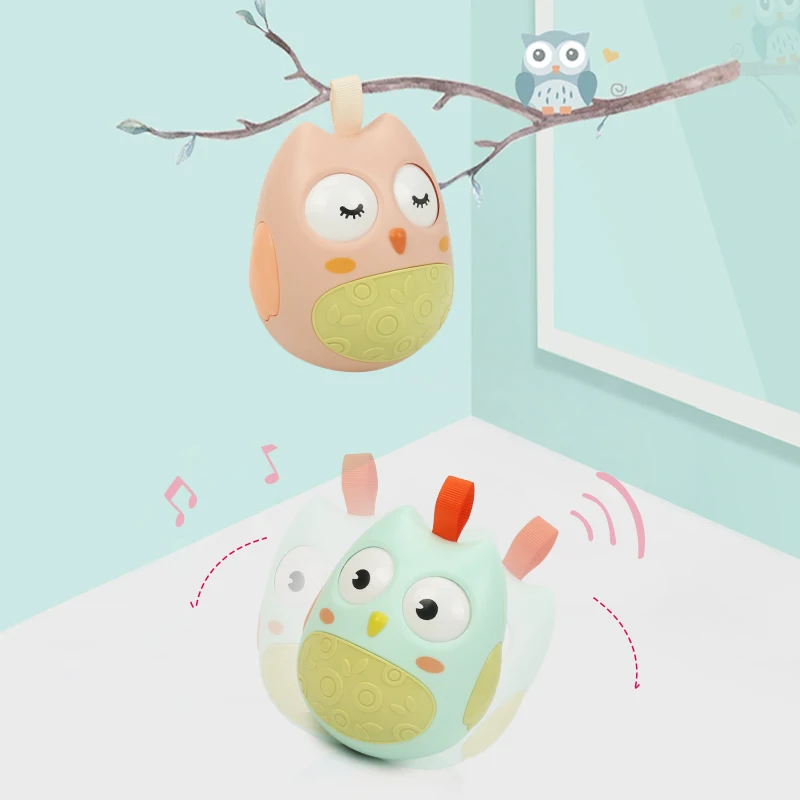 

Baby Toys 0-12Months Rattles Toy Baby Teether Hand Grasping Ball Toys Rattle Early Educational Hand Bell Infant Gift