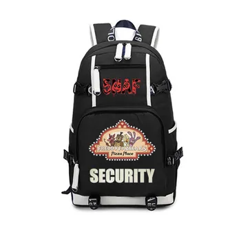 

Five Nights at Freddy's FNAF SECURITY backpack Chica Foxy Bonnie Chica Freddy Laptop shoulder bag Laptop traveling rucksack