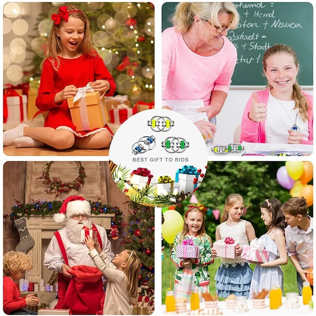 Decompression Chain Bicycle Chain Anti-stress Key Ring Hand Spinner Finger Fidget Autisme Autismo Flipo Flip Anxiety Antistress 6