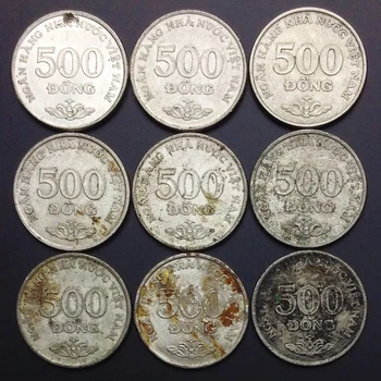 

1 piece Vietnam 500 VND coin original coins 100% real Authentic collection