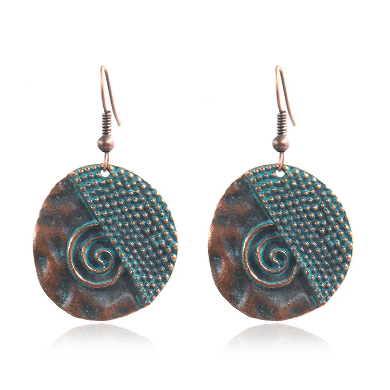 Новое поступление, винтажные богемные Этнические женские серьги в богемном стиле, модные очаровательные ювелирные изделия, ретро аксессуары CE1192