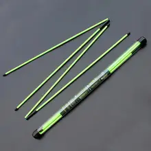 2Pcs Ultra-light Golf Parts Anti Slip Golf Practice Direction Rod Foldable Golf Direction Rod for Exercise