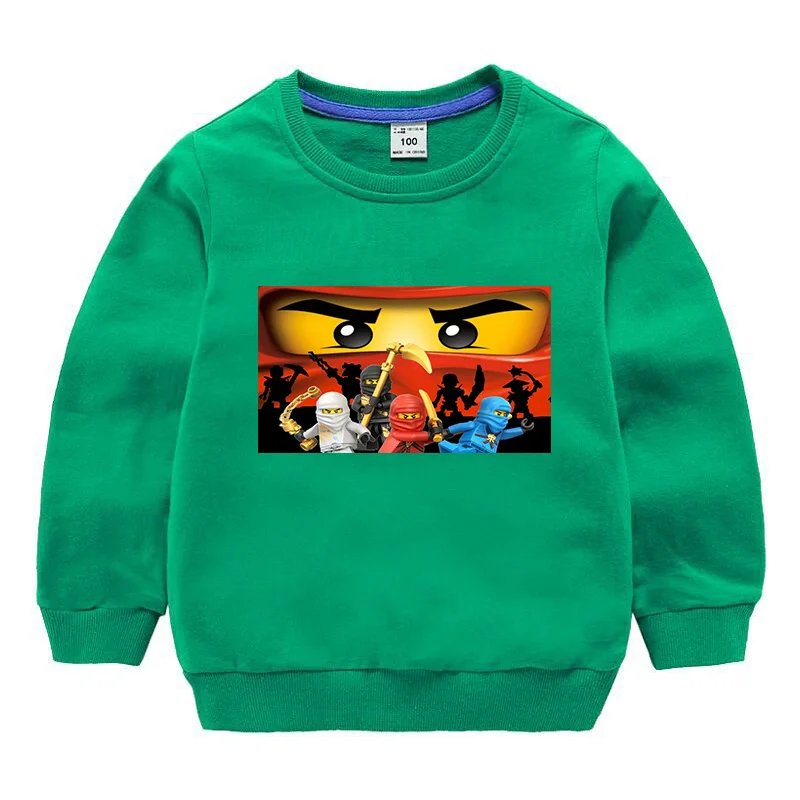 Коллекция года, летняя детская футболка для мальчиков футболки Ninja Ninjago детская одежда хлопковые футболки с капюшоном костюм с героями мультфильмов для мальчиков и девочек от 2 до 10 лет