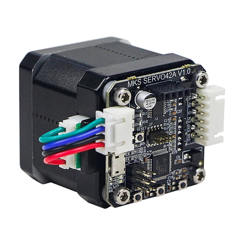 Makerbase 3D печать замкнутый контур шагового двигателя NEMA17 MKS SERVO42 разработан Makerbase, который предотвращает потерю шагов с OLED D