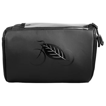 

Bicycle Front Bag Bicycle Waterproof Bag Bicycle Head Handle Bracket Bag Waterproof Press Screen Mobile Phone Bag Bicycle Access