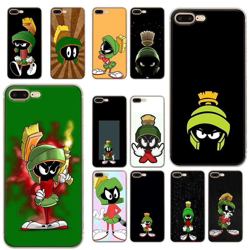 Mobile Phone Case for iPhone XR X XS Max 11 Pro 6 6S 7 8 Plus 5 5S SE TPU Cover Marvin the martian doobie | Мобильные телефоны и