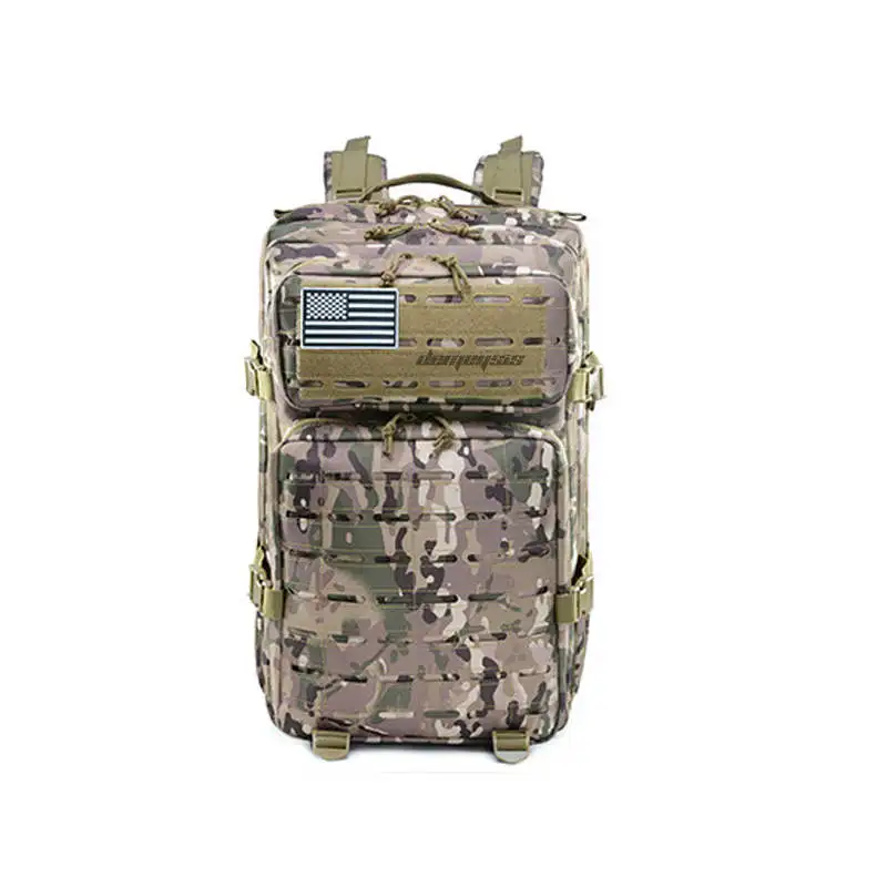 47L MOLLE армейская тактическая сумка-рюкзак долговечный, в стиле милитари армейские рюкзаки Largae Ёмкость на открытом воздухе сумка походный рюкзак для занятий альпинизмом - Цвет: multicam