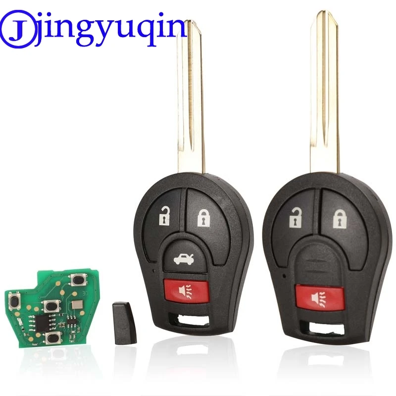 Jingyuqin 3/4 B ASK 315 МГц Новый дистанционный ключ для Nissan Oem заводской БЕСКЛЮЧЕВОЙ вход 46