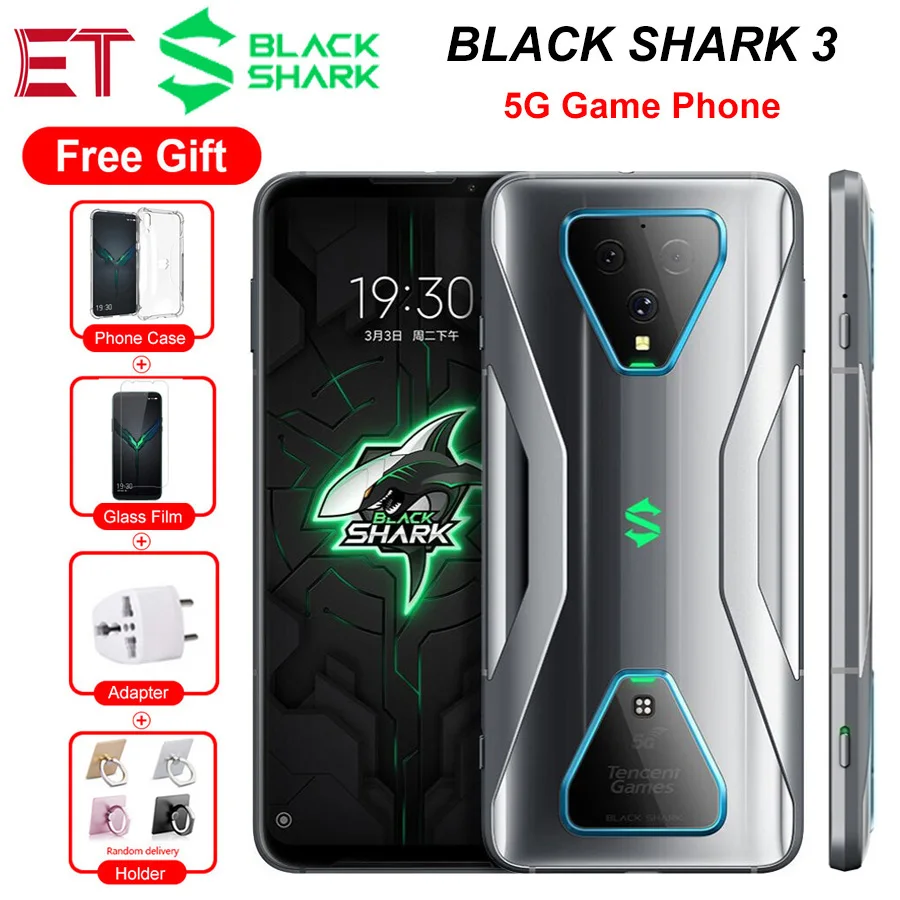 Original Xiaomi Black Shark 3 Global Version 5G Game Mobile Phone 6.67 Original Xiaomi Black Shark 3 Global Version 5G Game Mobile Phone 6.67
