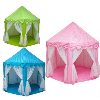 

Portable Foldable Princess Castle Play Tent Children Fairy House Funny Indoor Outdoor Playhouse Beach Toys H7JP