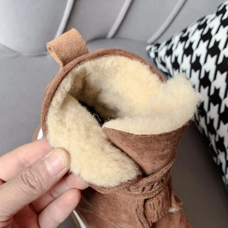 Taoffen/зимние сапоги из натуральной кожи; 5 цветов; теплые уличные полуботинки; Повседневная зимняя обувь с Плюшевым Мехом; женские ботинки; Размеры 35-39