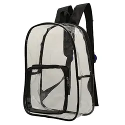 Книга прозрачная прозрачность безопасности школьный рюкзак унисекс для путешествий