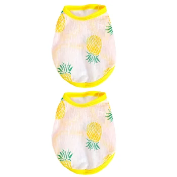 

2pcs Beautiful Interesting Pet Sun Protection Clothes Guinea Pig Clothes for Home Outside