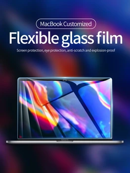 

HD Flexible Glass Film screen protector for Macbook Pro Retina 13 inch A1502 A1425 film guard 0.2MM 9H Transparent Protective