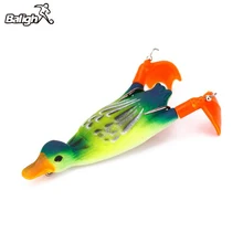 

Balight 1Pcs Propeller Flipper Duck Fishing Lure Ducking Frog Lure 9.5cm 10.5g Artificial Bait Duckling 3D Eyes Day Baits Bass