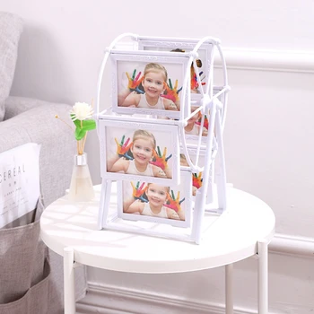 

Ferris Wheel Shape Kids Photo Frame Combination 5inch Horizontal Version Lovers Wedding Photos Picture Frames Desktop Decoration