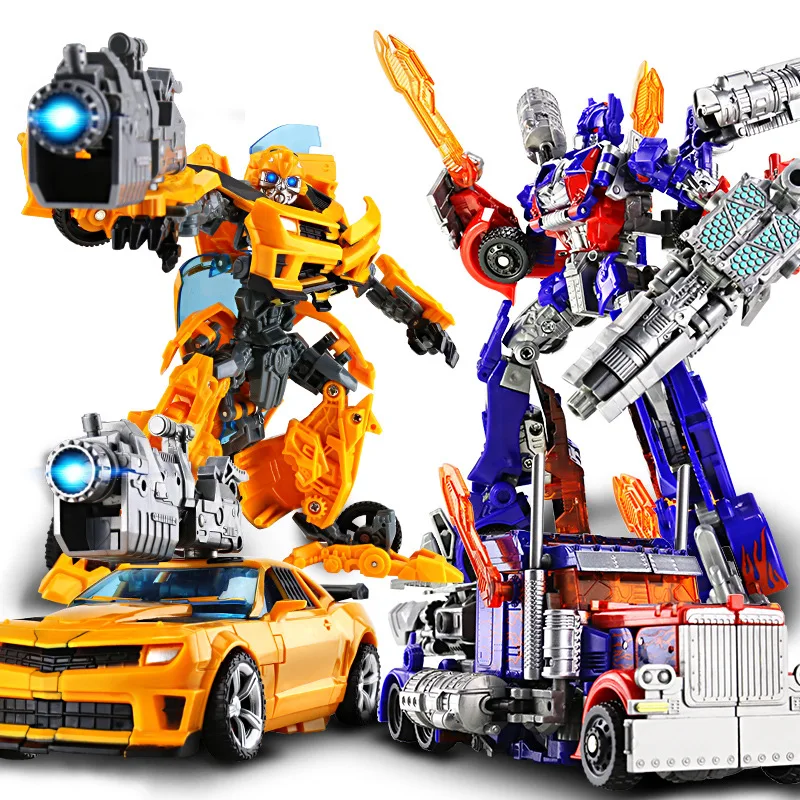 20cm Transformation Robot Toys Car Alloy Plastic Action Figures Dinosaur Model Deformed Robocar Children Toys Boy Gift