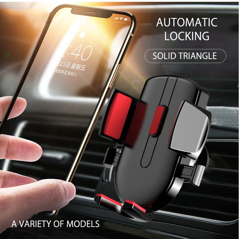 TKEY Sucker Car Phone Holder Stand For iPhone 11 Pro Xiaomi redmi Samsung Air vent Mobile Phone Holder GPS Mount Support in car mobile phone holder