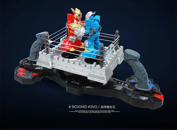 Длинный Xiang игрушка кольцо король дистанционное управление игрушка робот бой Электрический двойной бой Бокс играть с вашим партнером