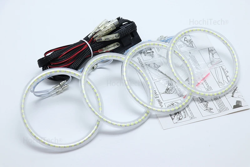 Для MERCEDES BENZ GLK CLASS X204 2010 2011 2012 супер яркий белый цвет 3528 SMD комплект светодиодов «глаза ангела» дневной ходовой светильник DRL