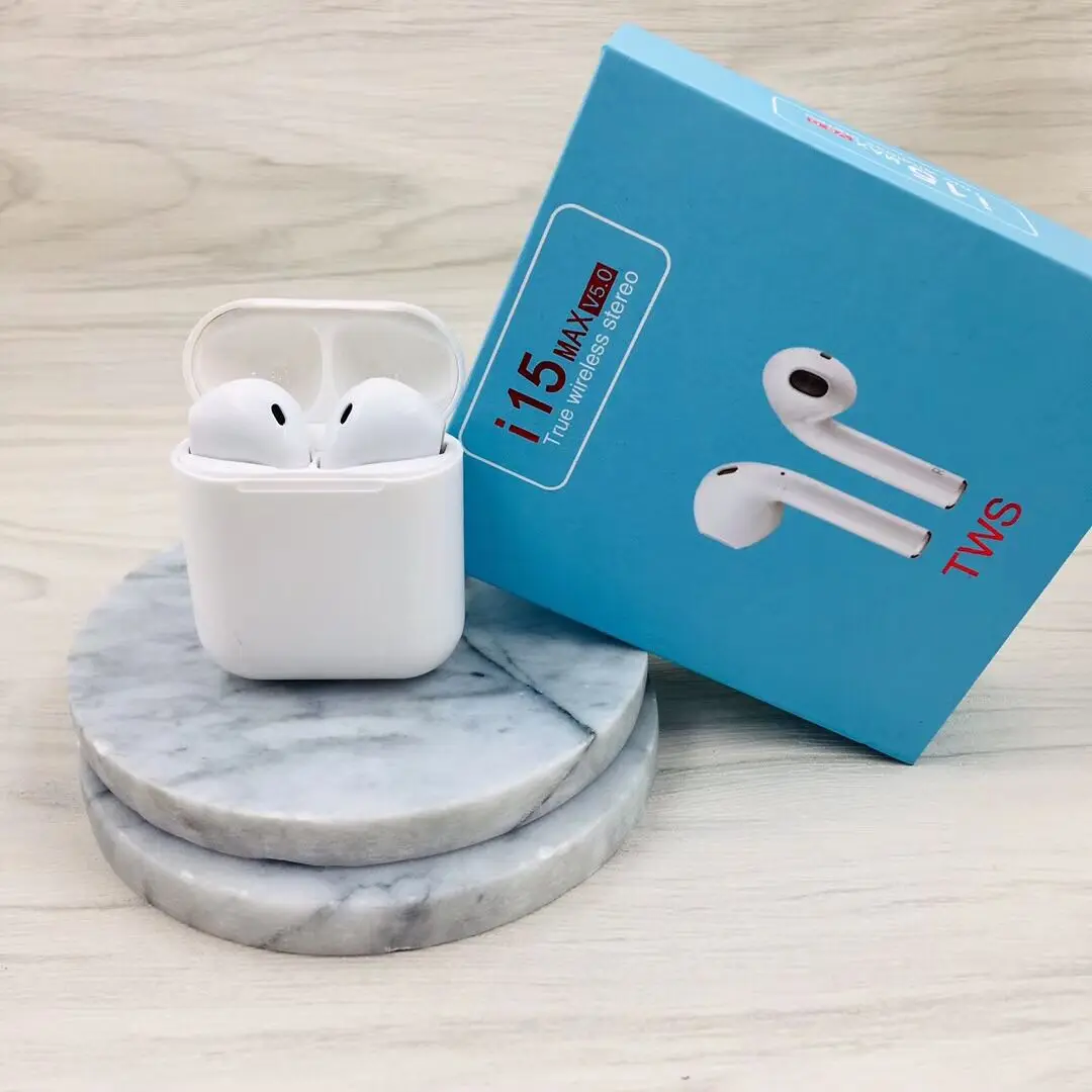 Мини-наушники i15Max беспроводные наушники стерео Bluetooth наушники TWS Bluetooth 5,0 HS наушники для iPhone Xiaomi huawei Mp3 ipad Телефон
