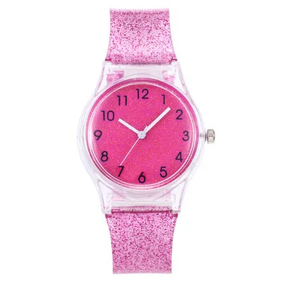 

Summer New Style Transparent Watch Primary School STUDENT'S Fresh And Lovely Watch Plastic Star Watch Wholesale