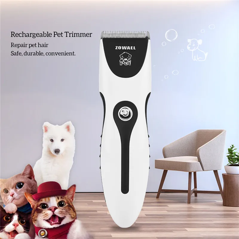 Перезаряжаемый триммер для кошек и собак, электрическая машинка для стрижки домашних животных, машинка для стрижки волос, машинка для стрижки собак RCS06Q 37