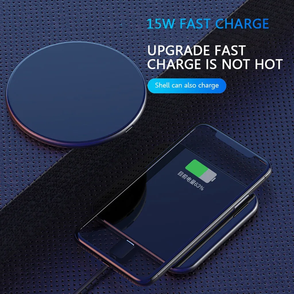 

Fashion 2019 high quality hot new Fast Qi Wireless Charger Dock For X 8 plus XR XS for Samsung Note10 plus Purchasing