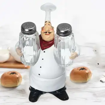 

New Resin Chef Figurines Fashion Creative Home Restaurant Table Decoration People Miniature Ornament
