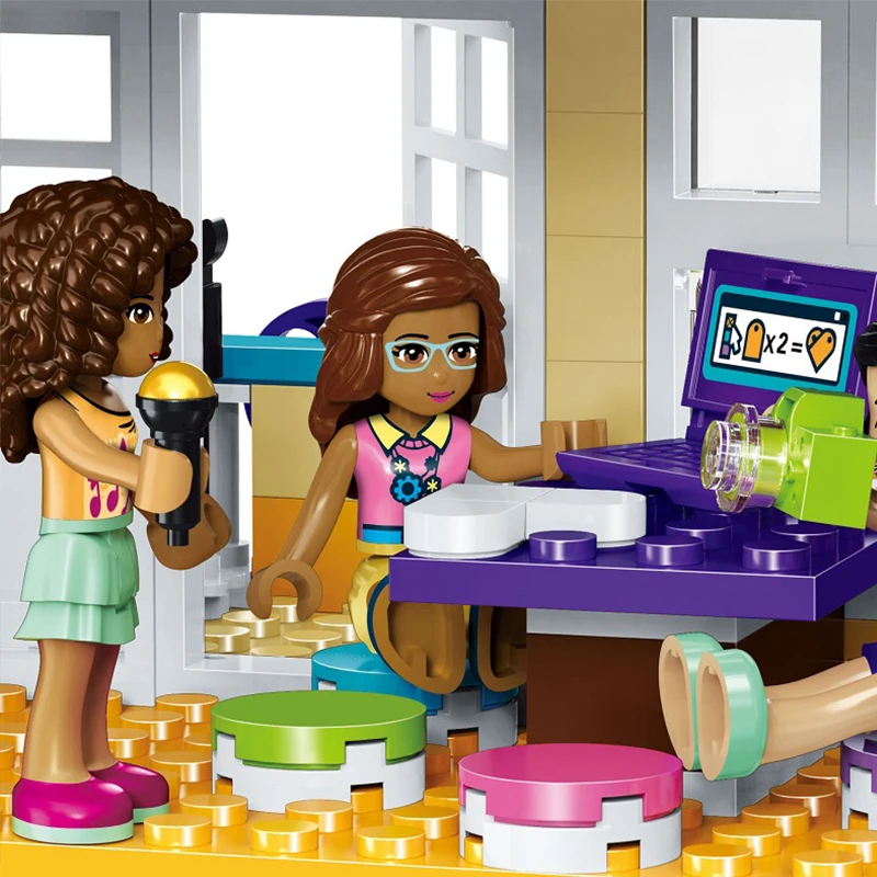 Pаспродажа 10859 совместим с Legoinglys Friends 730 шт. игрушки для детей девочек серии Дом дружбы набор строительных блоков Кирпичи Детские подарки