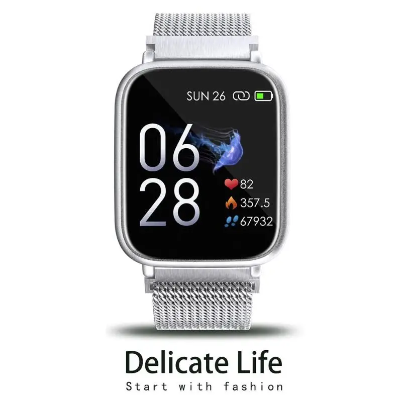 Смарт-браслет Q1 кровяное давление Пульс IP68 фитнес-трекер Smartwatch напоминание о звонке оповещение о сидячем напоминание