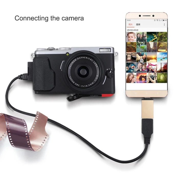 Micro USB к USB OTG адаптер Micro USB мужчина к USB женщина для смартфона сотовый телефон игры конвертер DQ-Drop