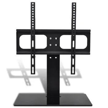 

Iron TV Bracket Rack Holder Monitor Stand Cabinet with Base Stable VESA 400 x 400 mm for 23" - 55" TVs 45 kg