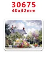 30675 30 шт. плоское украшение из смолы Рождество смолы pr30703 - Цвет: 30675