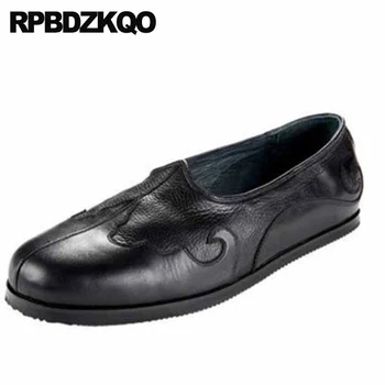 

cow leather runway genuine designer black shoes brand famous men real european flats luxury comfort slip on italian casual Italy