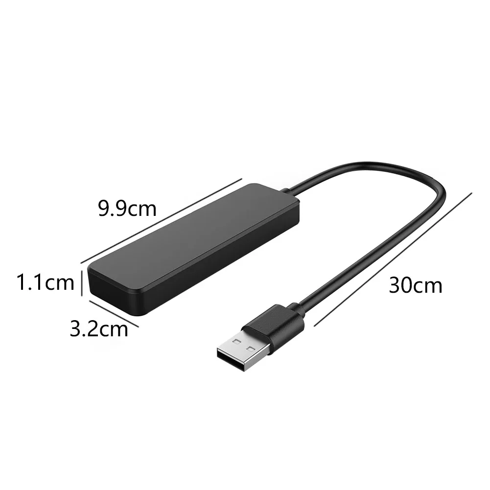 2,0 аксессуары для планшетов мини Plug And Play 4 порта USB концентратор ультра тонкий переносной распределитель ПК высокая скорость для ноутбука компьютера прочный