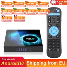 

Smart TV device T95, decoder adopts Android 10, 6K, h616, quad core, multimedia player, playback library, fast, PK h96max