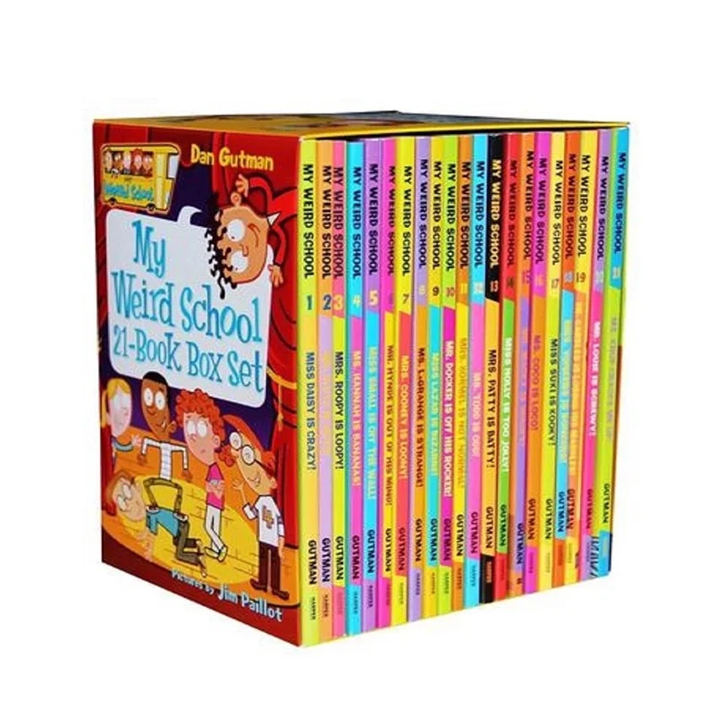 

21Books My Weird School Original English Reading Children's Books Helping Child To Read Phonics English Story Picture Book