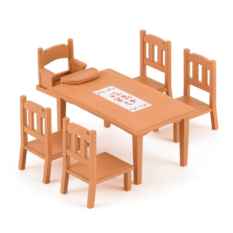 Sylvanian Families Dollhouse Playset Family Table & Chairs Set Accessories Gift Girl Toy No Figure New in Box 4506 3