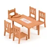 Sylvanian Families Dollhouse Playset Family Table & Chairs Set Accessories Gift Girl Toy No Figure New in Box 4506 3