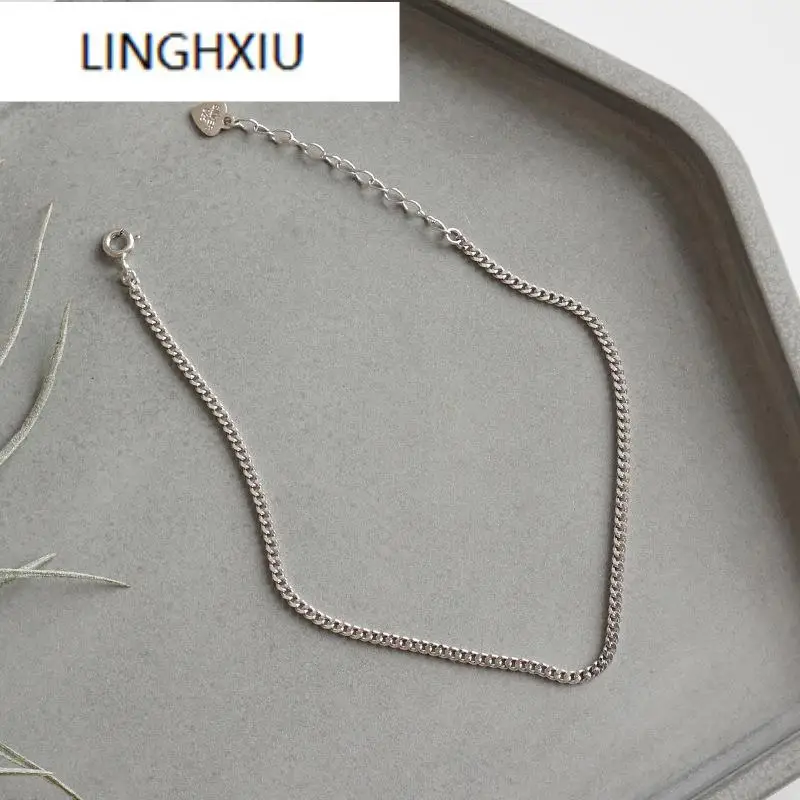 lingxiu Minimalist Genuine 925 Sterling 