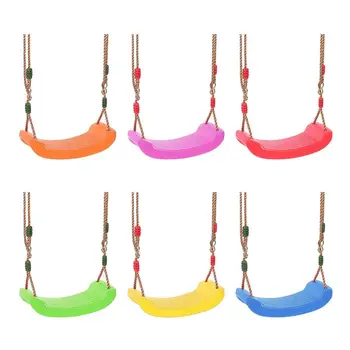 

Children's Swing Seat with Height Adjustable Ropes Playground Outdoor Sports Toy Children's Swing Seat