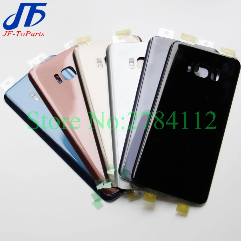 

10Pcs Back Glass Replacement For Samsung Galaxy s8 G950 / S8+ S8 Plus G955 G955F Battery Cover Rear Door Housing Case 6 colour