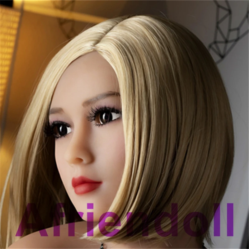 Tanie M51-57 typu realistyczne seks lalka głowy, materiał silikonowy, metalowa rama, piękne rysy sklep