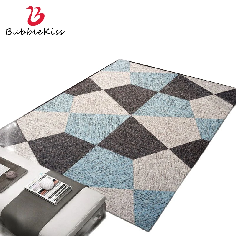 Bubble Kiss Geometry Carpet For Living Room Nordic Simple Non-Slip Floor Mats Modern Home Decoration Bedroom Bedside Rugs |