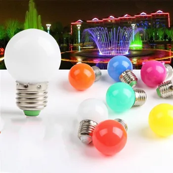 

Colorful E27 Bulb Led 3W Lamp E27 B22 Globe Lampada AC 220V SMD 2835 RGB Flashlight G45 Led Spot Light Bomlillas