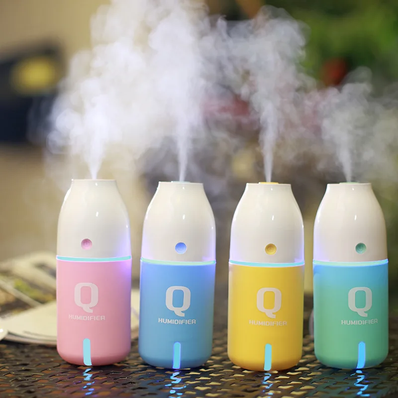 Мини-увлажнитель Q bottle с питанием от usb домашний подарок небольшой увлажнитель