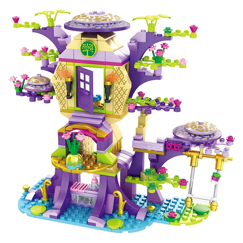 Dream Girls Friends серия совместимых Technic Dream Tree House красивые блоки мини-фигурки, кирпичи, игрушки для детей