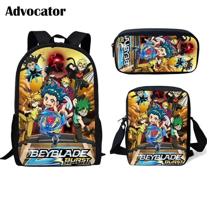 ADVOCATOR, аниме Beyblade Burst, узор, школьные сумки, сумки для подростков, для детей, девочек, мальчиков, ноутбуков, Mochila - Цвет: ADVOCATOR BAG